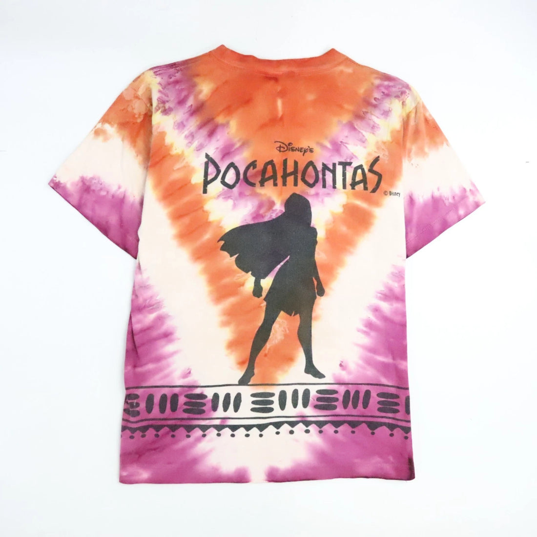 Vintage Pocahontas Disney Tie Dye T-Shirt Size Small 90s