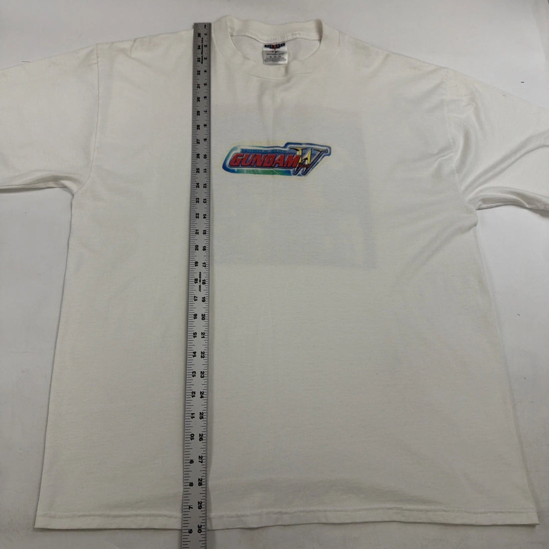 Vintage Mobile Suit Gundam Wing Trowa Barton T-Shirt Size XL Anime Manga