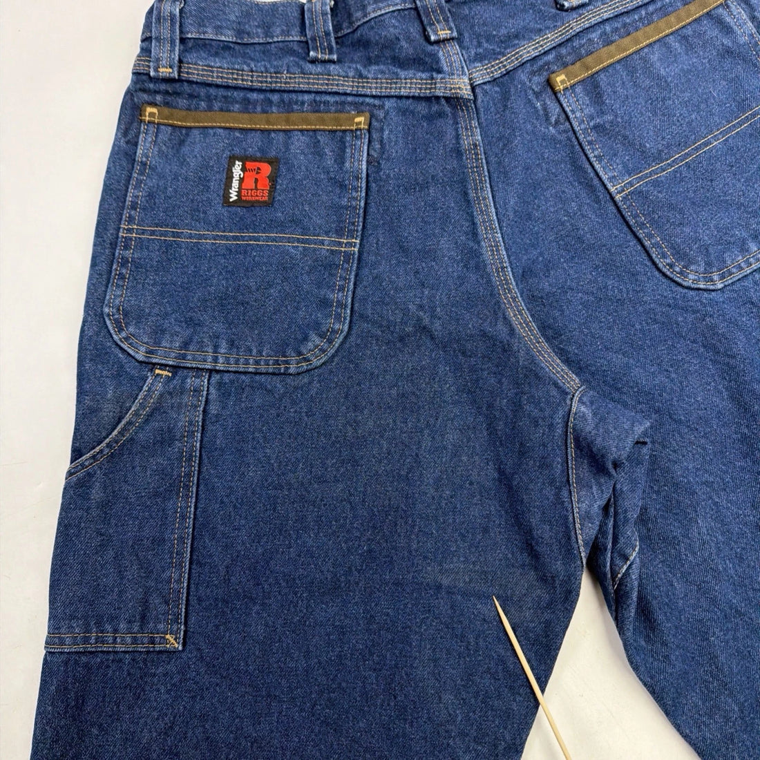 Vintage Wrangler Riggs Workwear Denim Jeans Pants Size 36 X 34