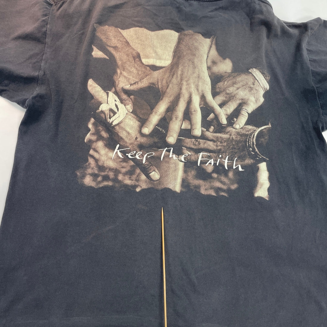 Vintage Bon Jovi Keep The Faith Giant T-Shirt Size XL Band Tee 90s