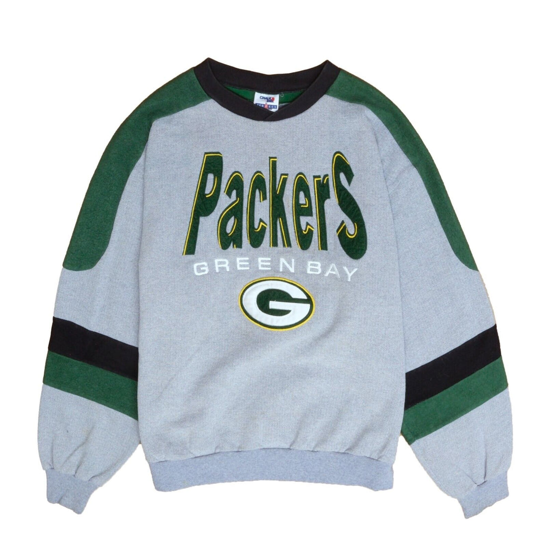 Vintage Green Bay Packers Sweatshirt Crewneck Size Small Green 90s NFL –  Throwback Vault