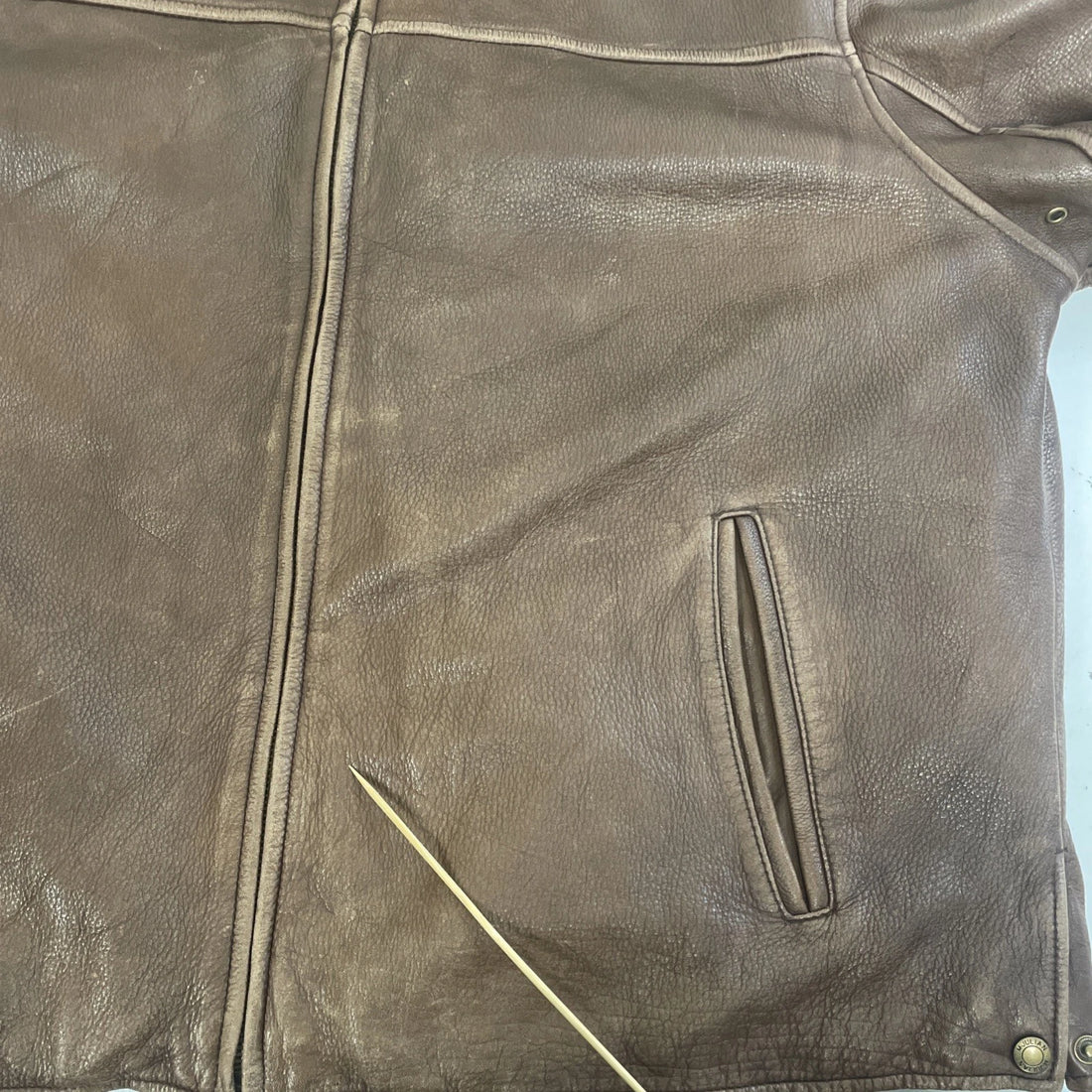 Wilsons M Julian Leather Jacket Size 2XL Brown