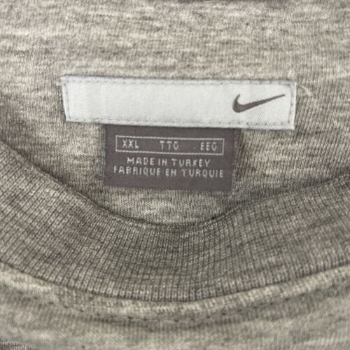 Vintage Nike Crewneck Sweatshirt Size 2XL Gray Embroidered Swoosh