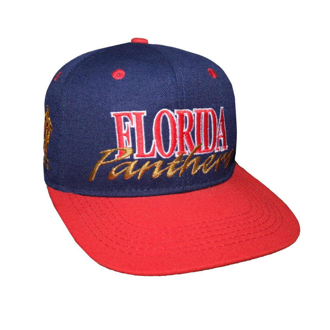 Vintage Florida Panthers #1 Apparel Fitted Hat Size 6 3/4 NHL