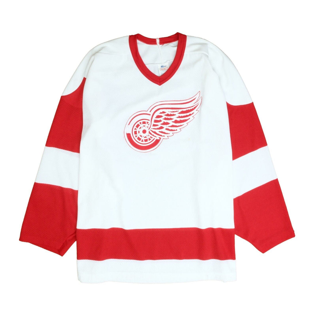 Vintage Detroit Red Wings Maska Hockey Jersey Size XL White 90s NHL