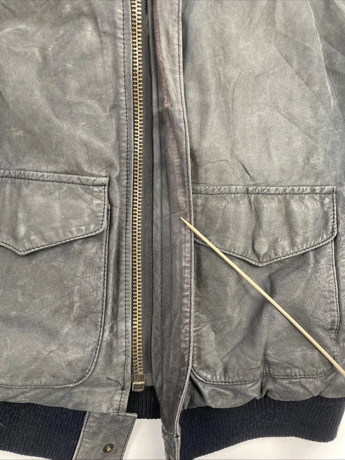 Vintage G-III Leather Bomber Jacket Size Small