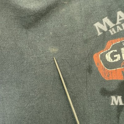 Harley Davidson Motorcycles Full Zip Sweatshirt Hoodie Size Large Black