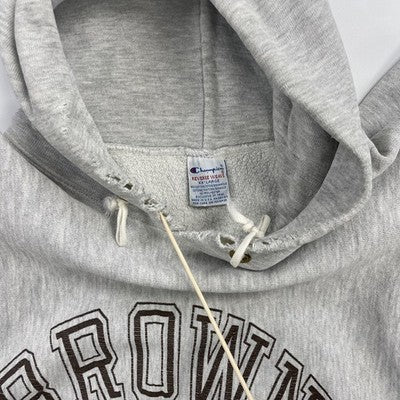 Vintage Brown Champion Reverse Weave Sweatshirt Hoodie Size 2XL 90s