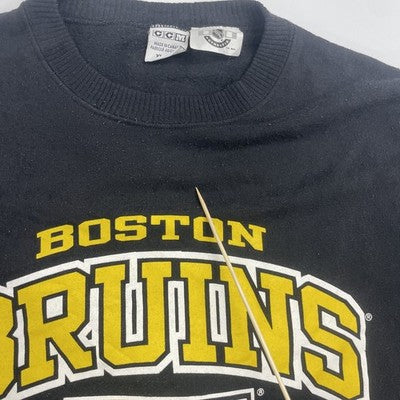 Vintage Boston Bruins CCM Hockey Sweatshirt Crewneck Size XL NHL