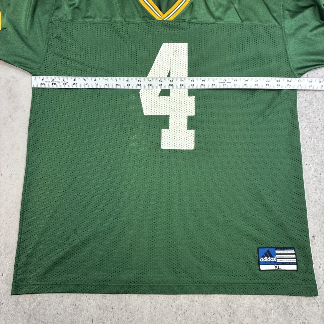 Vintage Green Bay Packers Brett Favre Adidas Jersey Size XL NFL