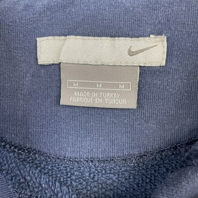 Vintage Nike Sweatshirt Hoodie Size Medium Blue