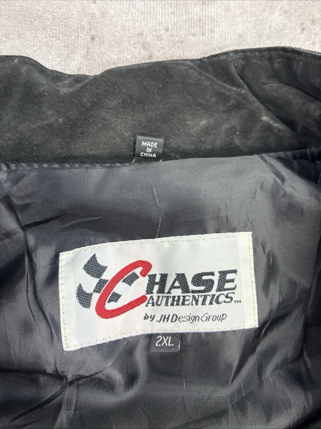 Vintage Dale Earnhardt Goodwrench Leather Suede Racing Jacket 2XL JH Design