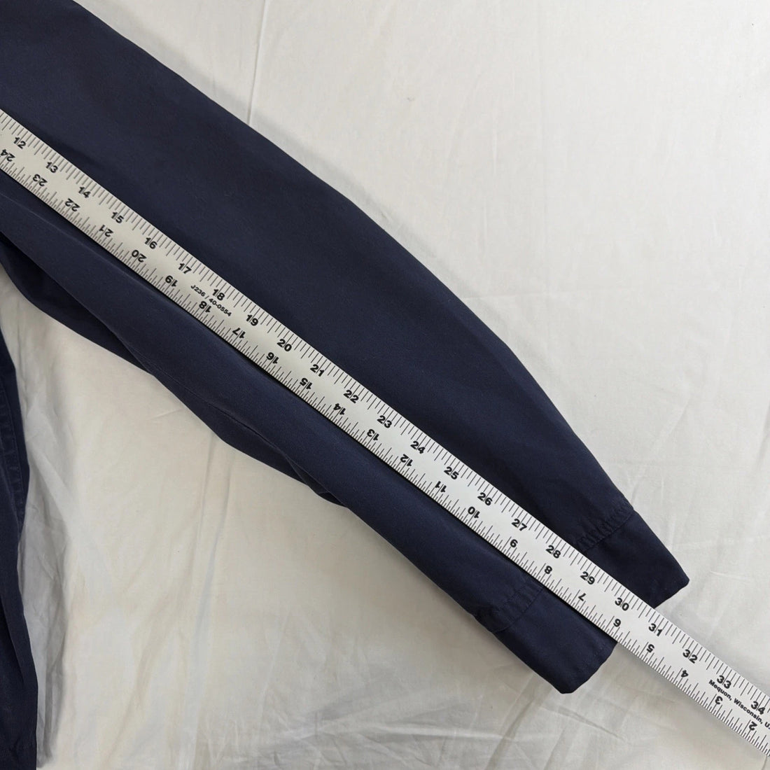 Vintage Vanderbilt Shirt Lightweight Jacket Size 40R Blue Army Military