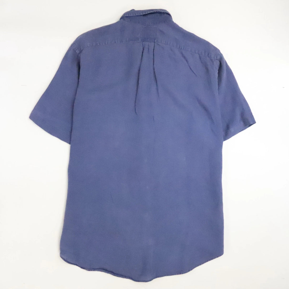 Vintage Ralph Lauren Short Sleeve Button Up Shirt Large Blue