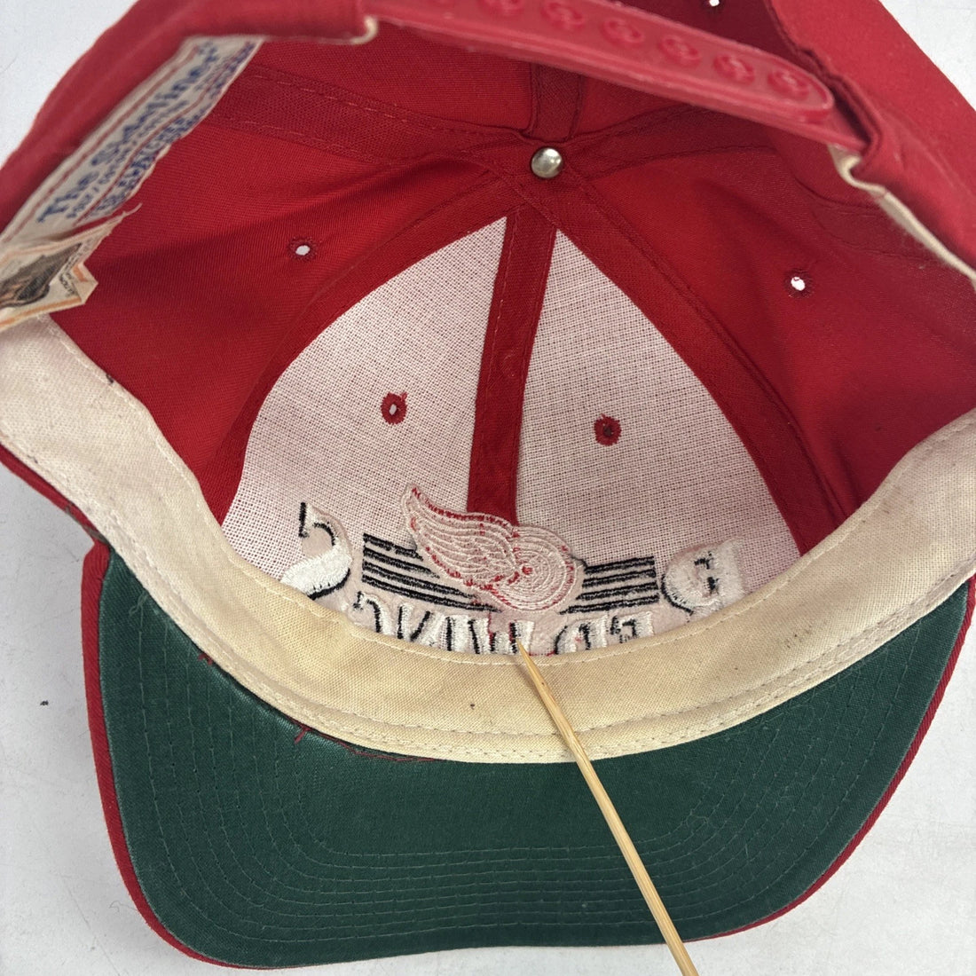 Vintage Detroit Red Wings Starter Snapback Hat OSFA NHL