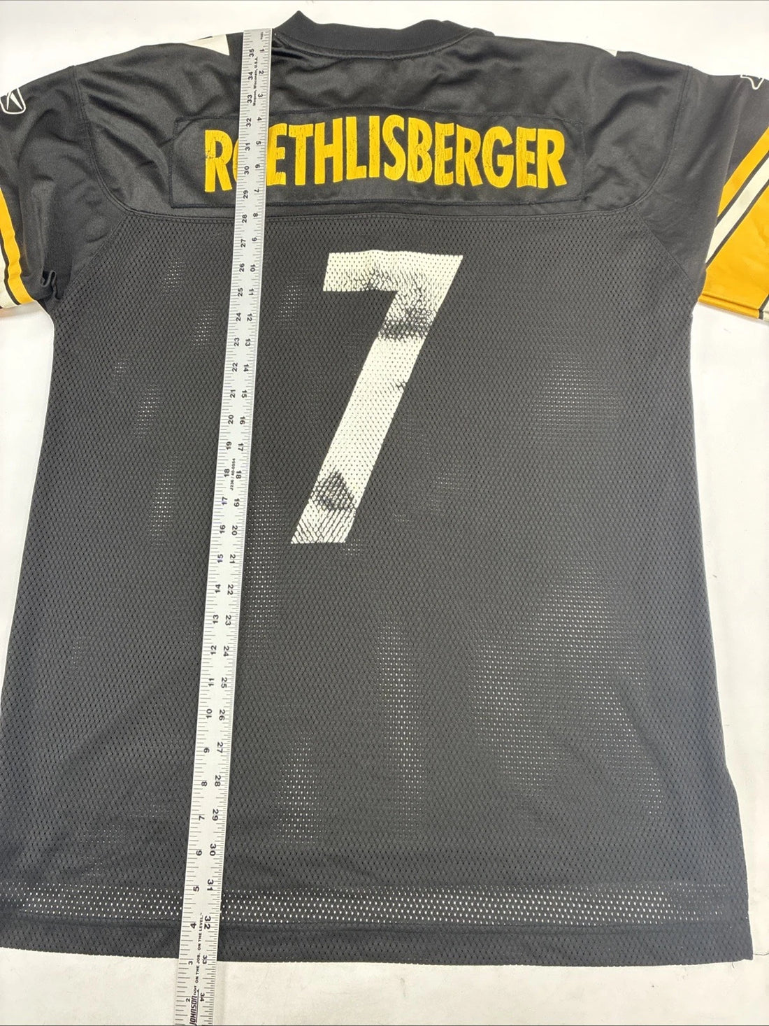 Vintage Pittsburgh Steelers Ben Roethlisberger Reebok Jersey Large NFL