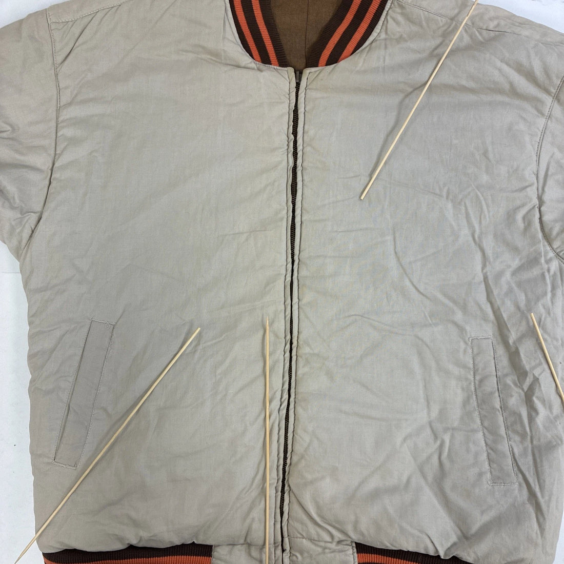 Vintage Cleveland Browns Mirage Bomber Jacket Size XL NFL
