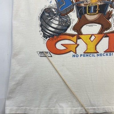 Vintage Taz's Gym Looney Tunes T-Shirt Size XL 90s