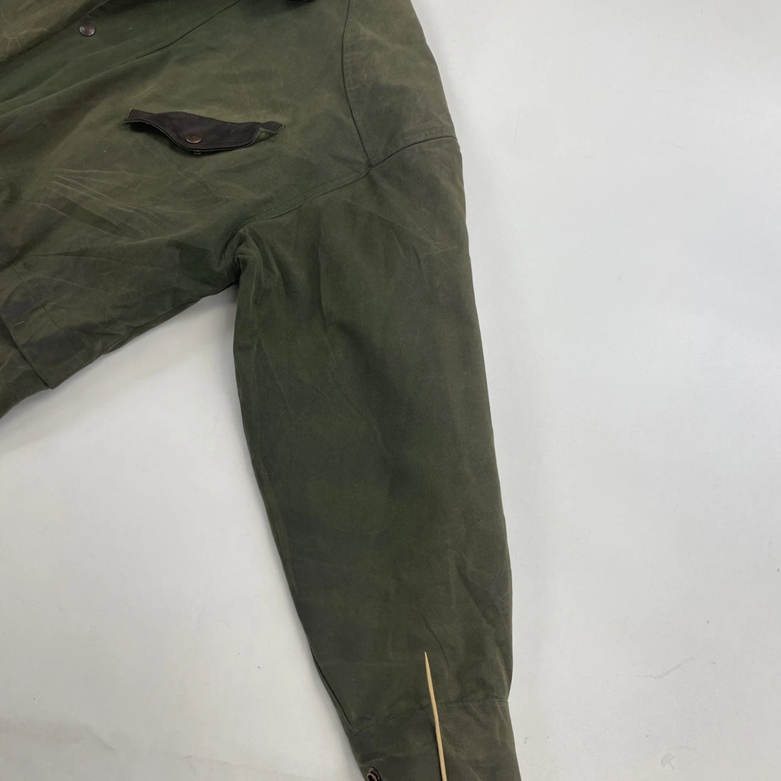 Vintage Australian Outback Waxed Cotton Coat Jacket Size XL Green