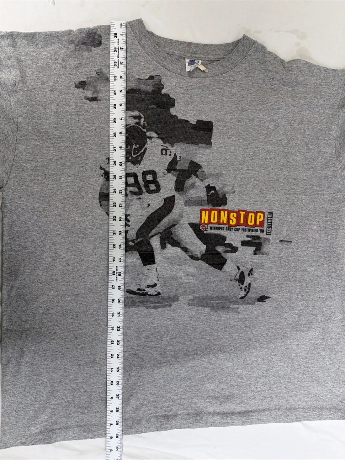 Vintage Winnipeg Grey Cup Starter T-Shirt Size XL 1998 90s CFL