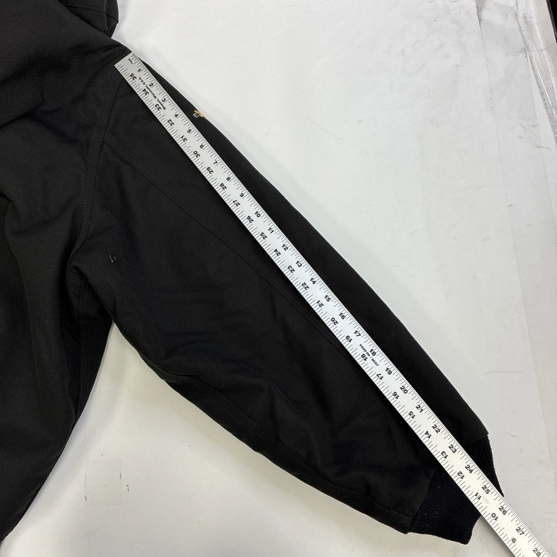 Carhartt Canvas Active Bomber Work Jacket Size XL J133 BLK