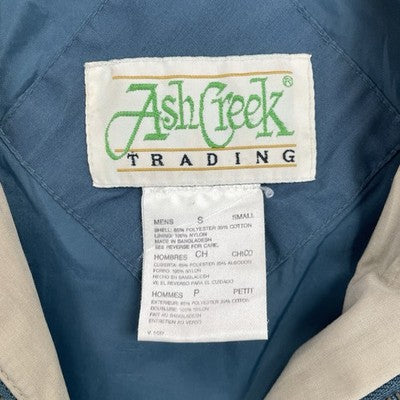 Vintage Ash Creek Bomber Jacket Size Small Teal