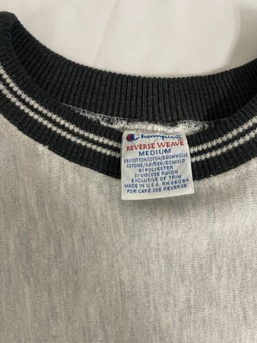 Vintage Champion Reverse Weave Spell Out Crewneck Sweatshirt Medium 90s