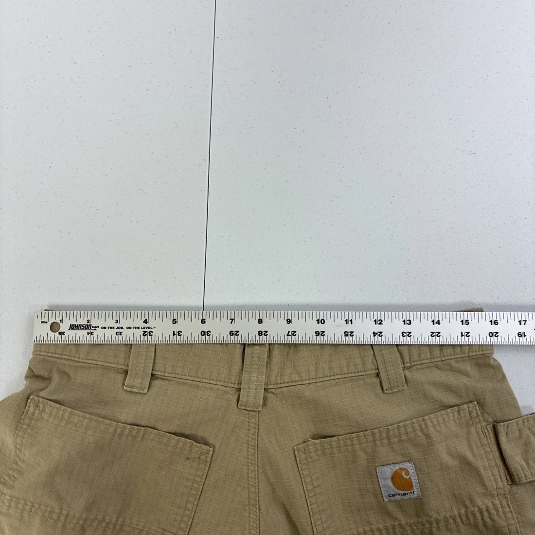Carhartt Ripstop Cargo Work Shorts Size 32 Brown
