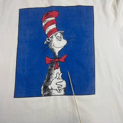 Vintage Cat In The Hat Dr Seuss T-Shirt Size XL 90s