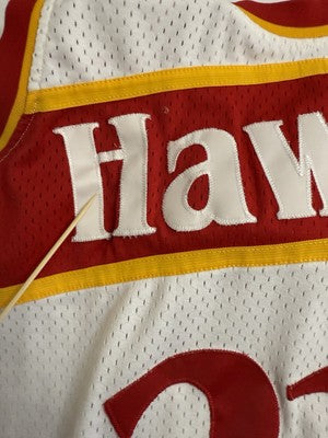 Atlanta Hawks Dominique Wilkins Adidas Swingman Jersey Medium Hardwood NBA