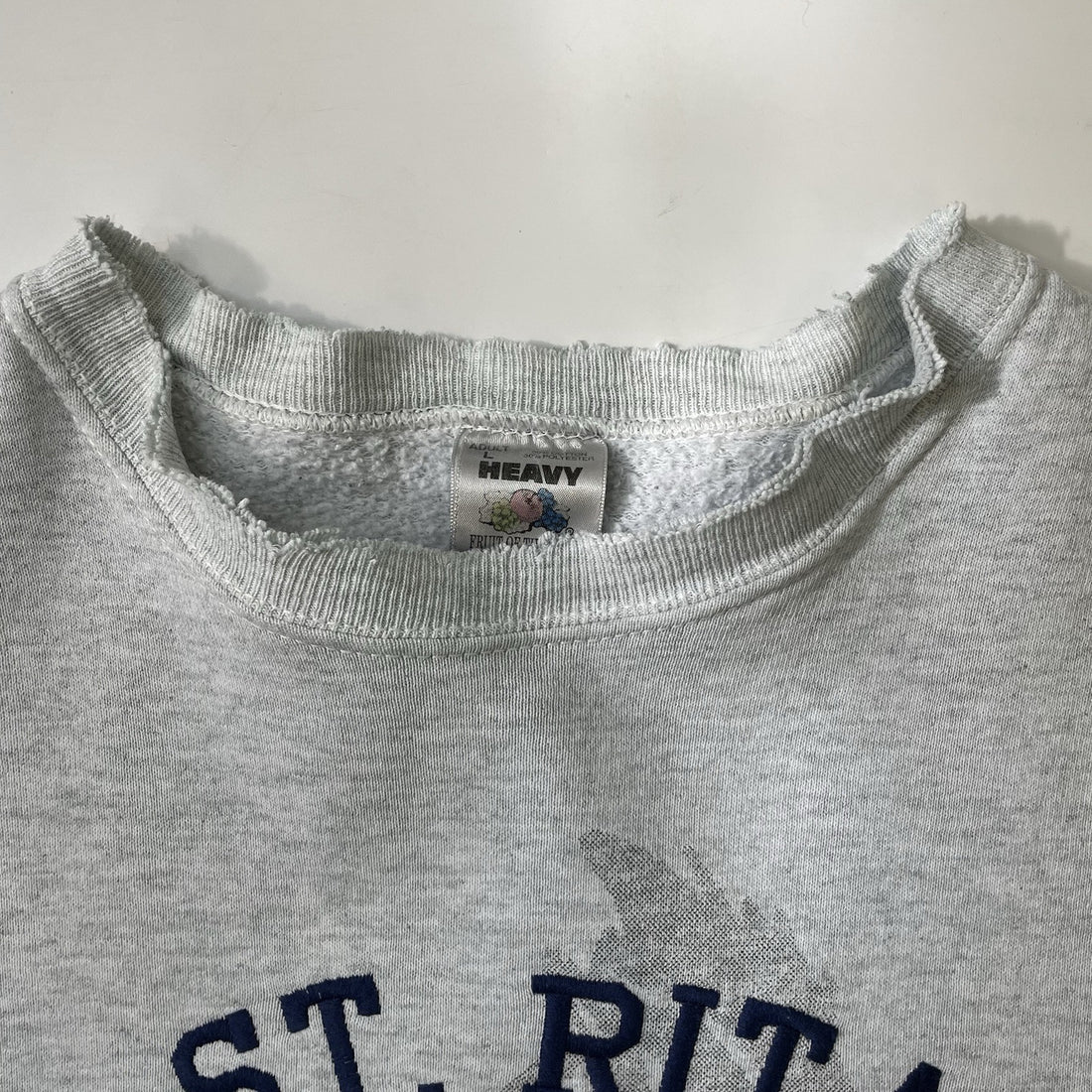 Vintage St. Ritas Mustangs Crewneck Sweatshirt Size Large 90s