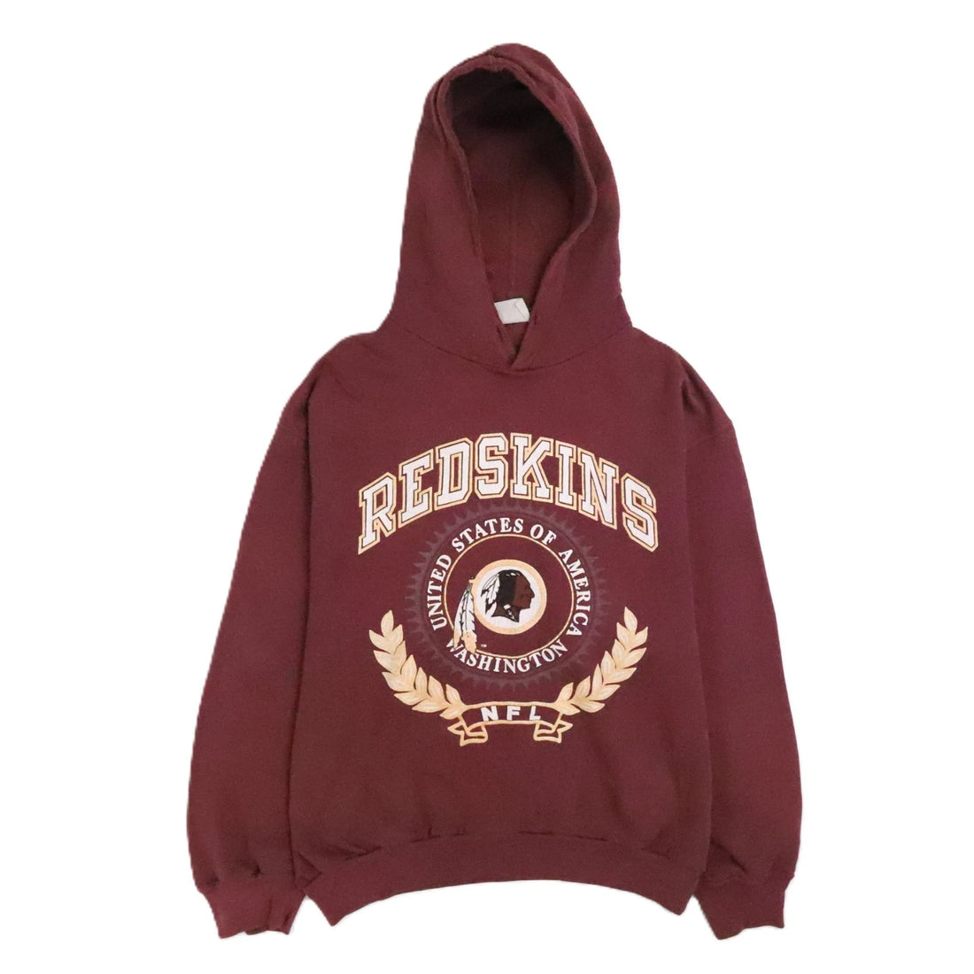 Vintage Washington Redskins Sweatshirt Hoodie Size Medium NFL