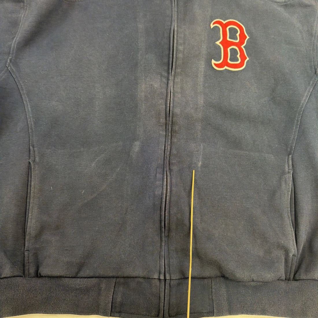 Boston Red Sox Majestic Sweatshirt Track Jacket Size 2XL MLB