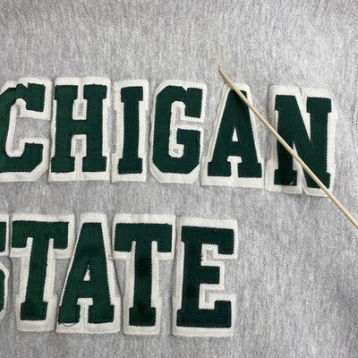Vintage Michigan State Champion Reverse Weave Crewneck Sweatshirt Size XL 90s