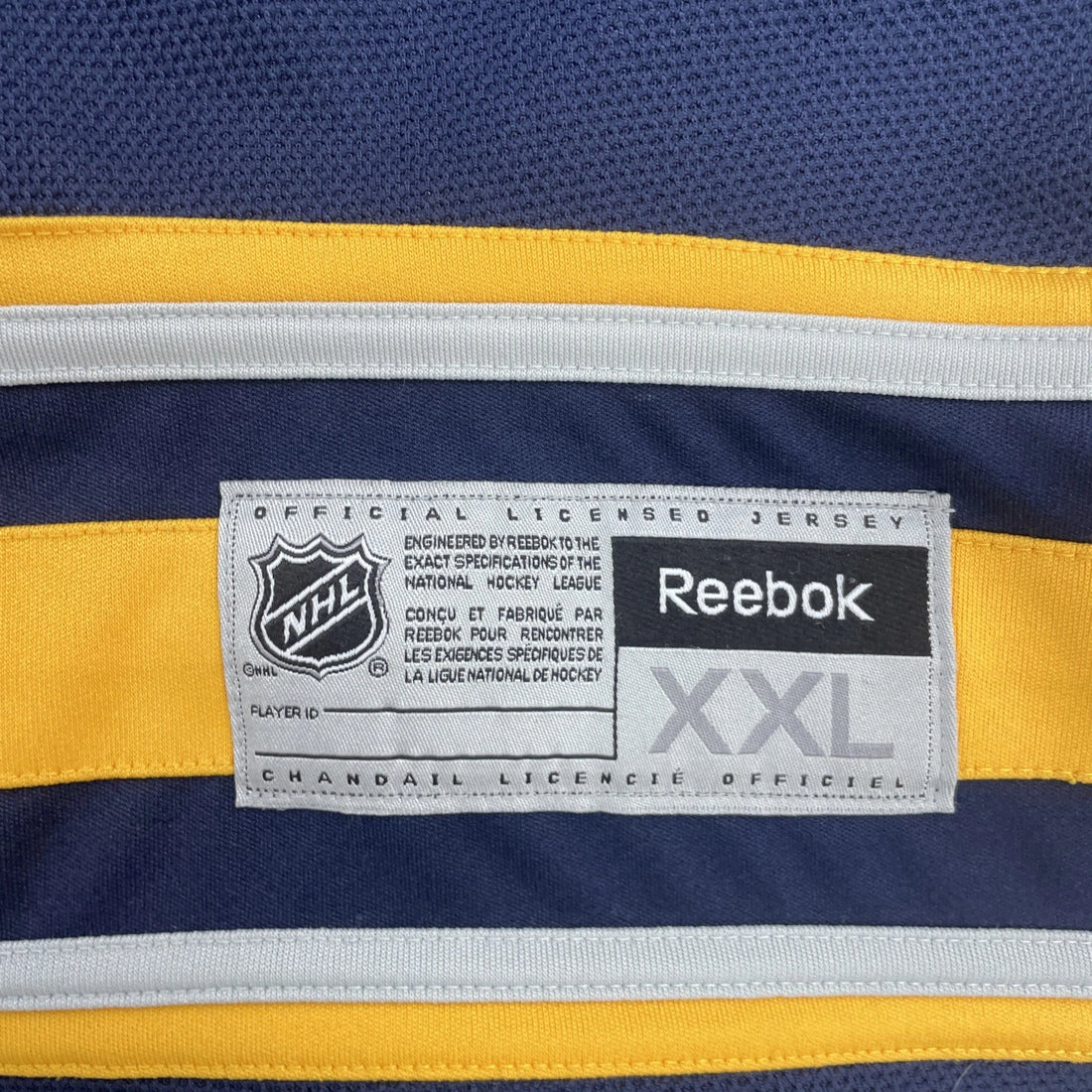 Buffalo Sabres Reebok Hockey Jersey Size 2XL NHL
