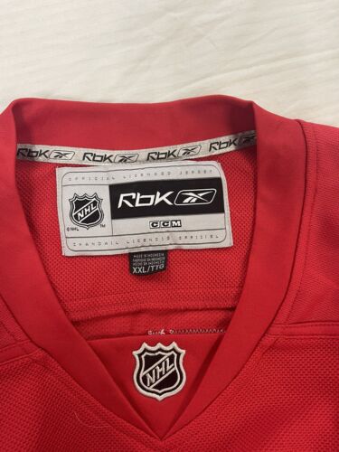 Detroit Red Wings Chris Chelios Reebok Jersey Size 2XL Red NHL