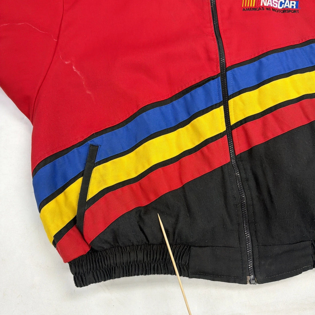 Vintage NASCAR Racing Bomber Jacket Size 2XL