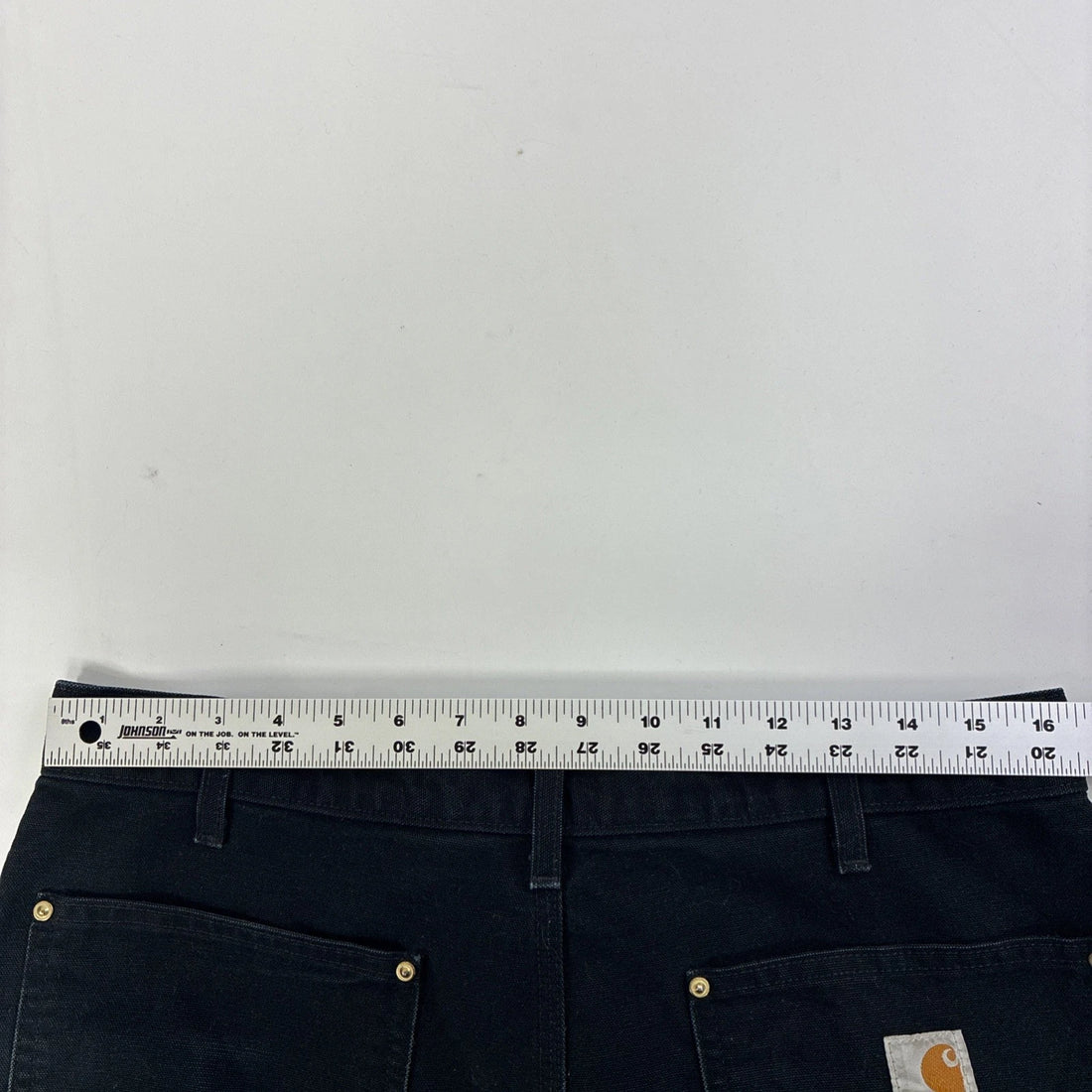 Carhartt Canvas Carpenter Double Knee Work Pants Size 33 X 32
