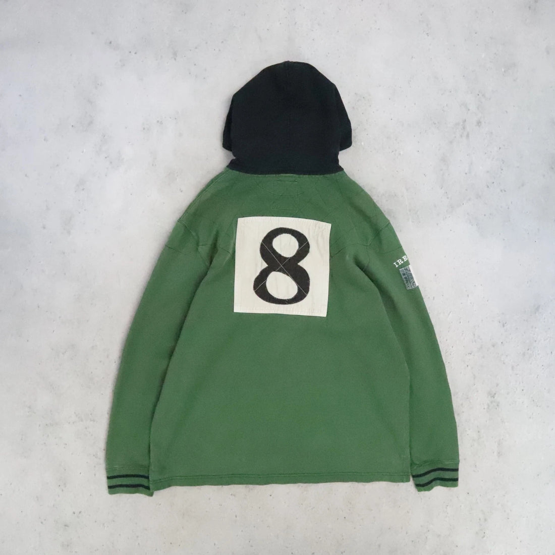 Vintage Ireland Rugby Ralph Lauren Hooded Shirt Size 2XL