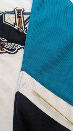 Vintage San Jose Sharks Starter Hockey Jersey Size XL White 90s NHL