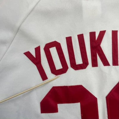 Vintage Boston Red Sox Kevin Youkilis Majestic Jersey Size 2XL MLB