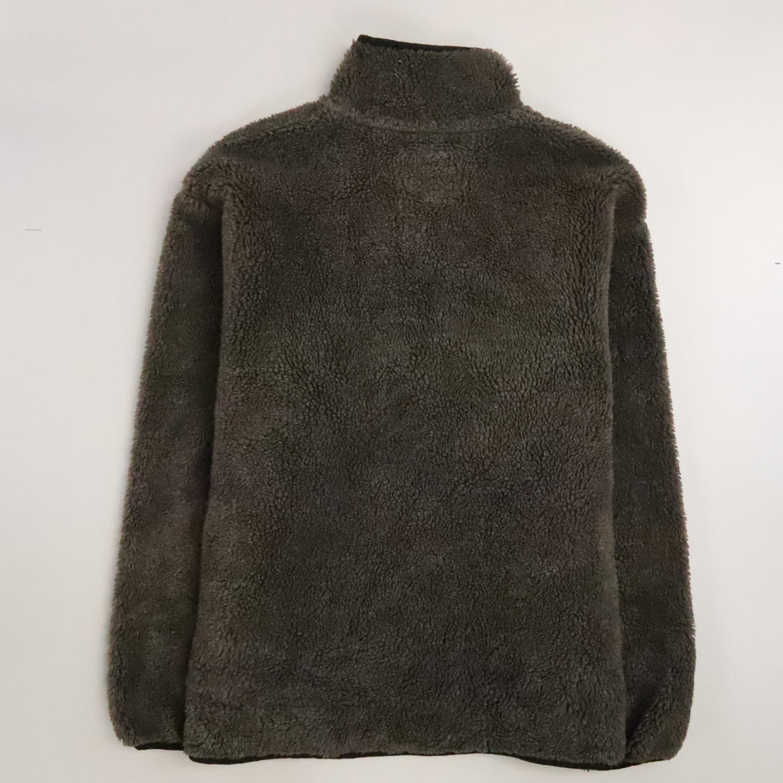 Vintage Woolrich Deep Pile Fleece Jacket Size Large Gray