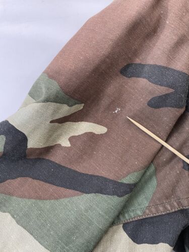 Vintage Military Army Camo Cold Weather Field Jacket Size Large Camouflage