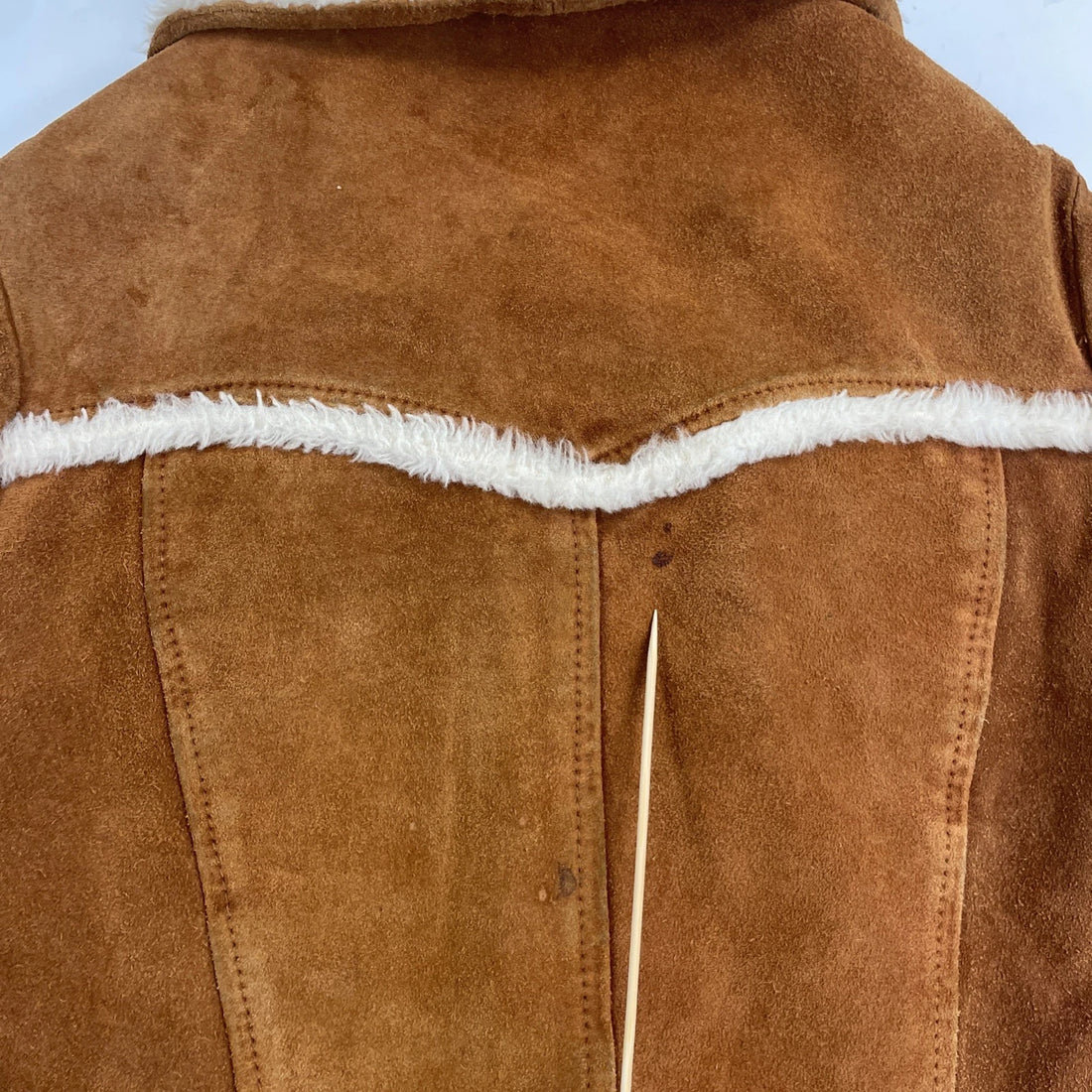 Uniroyal Eskilon Leather Suede Jacket Womens Size 16 Deep Pile Western