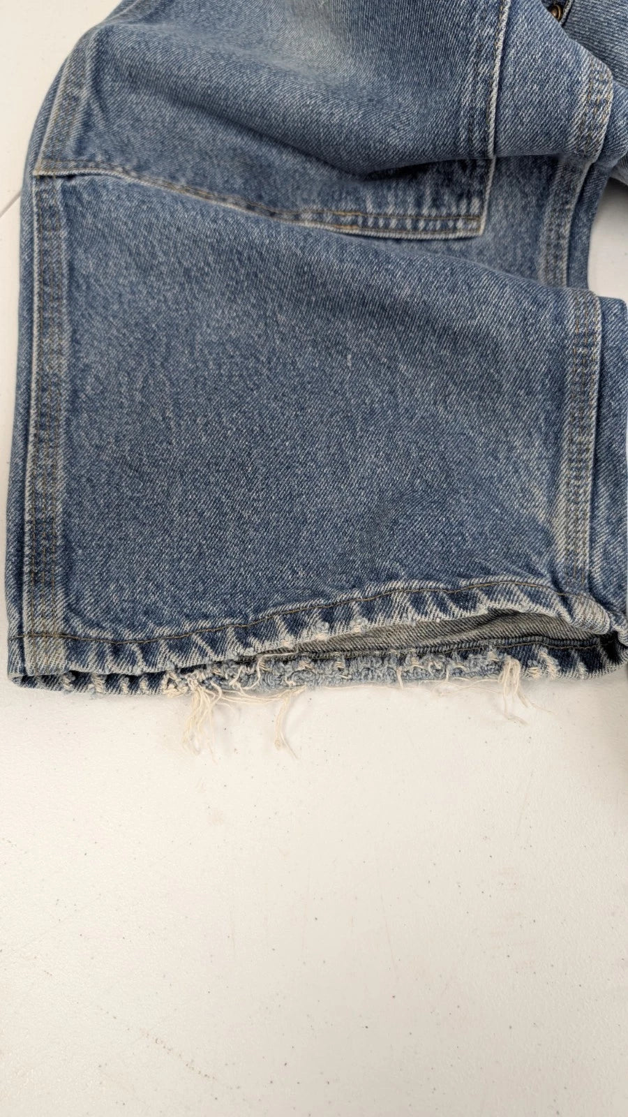 Vintage Carhartt Carpenter Double Knee Denim Jeans Work Pants 38 X 30 B73 DST