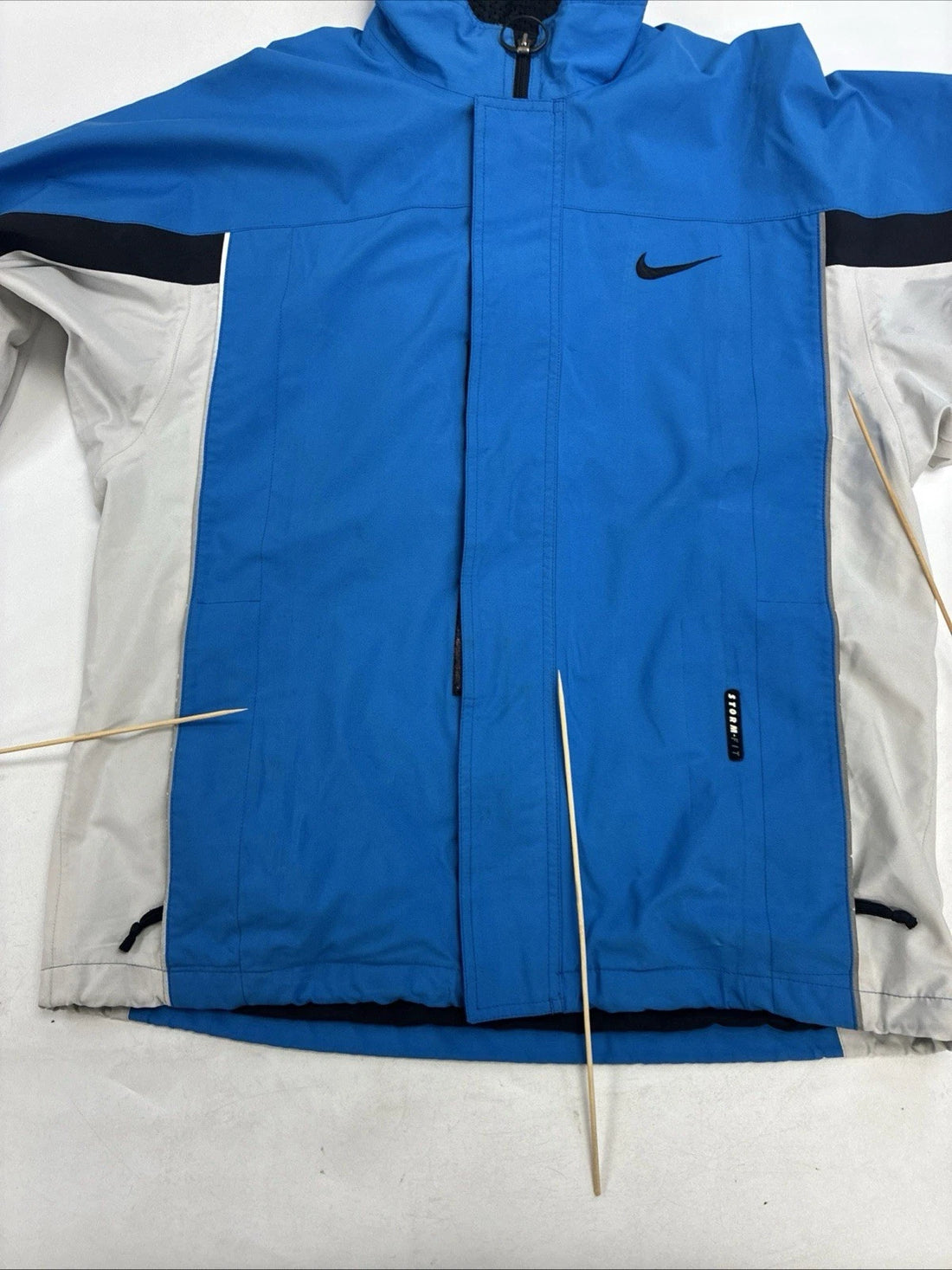 Vintage Nike Windbreaker Light Jacket Size Medium Blue