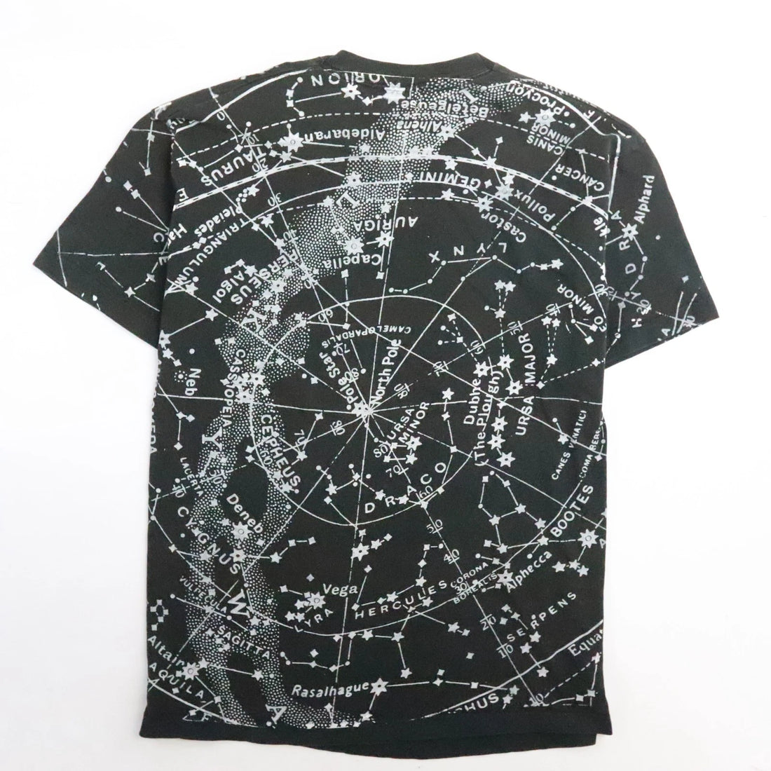 Vintage Space Constellation T-Shirt Size XL All Over Print 90s