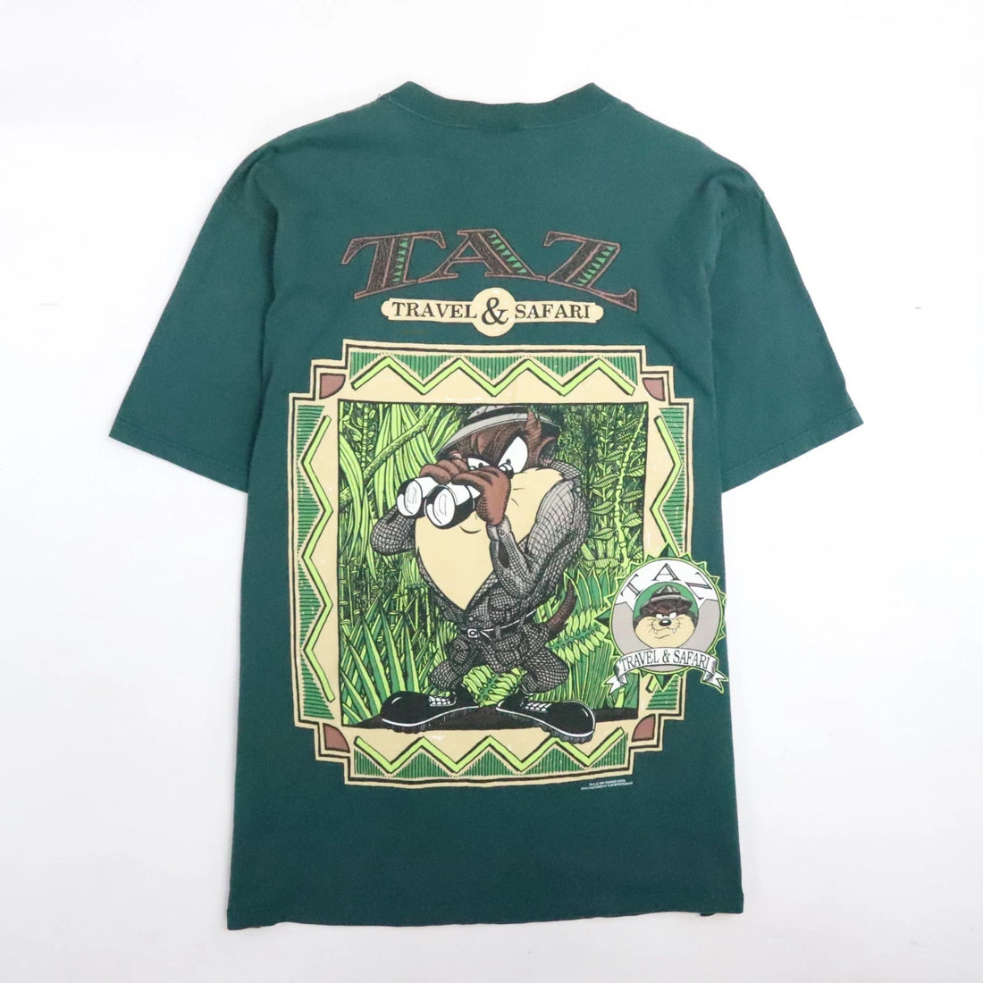 Vintage Taz Travel & Safari T-Shirt Size Large 1994 90s