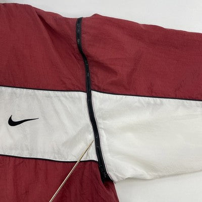 Vintage Nike Windbreaker Light Jacket Size Large Red 90s