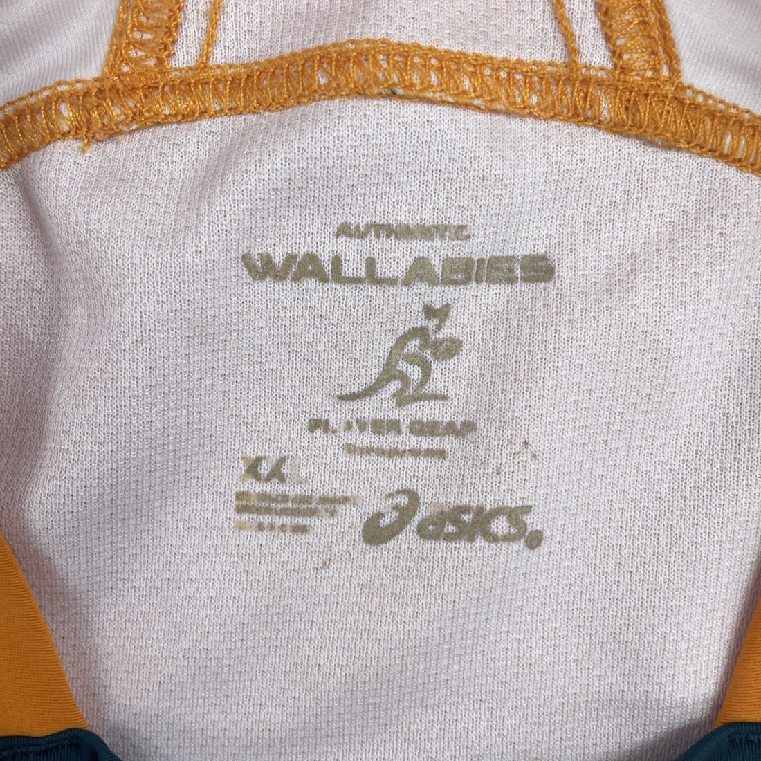 Australia Wallabies Asics Rugby Jersey Size 2XL